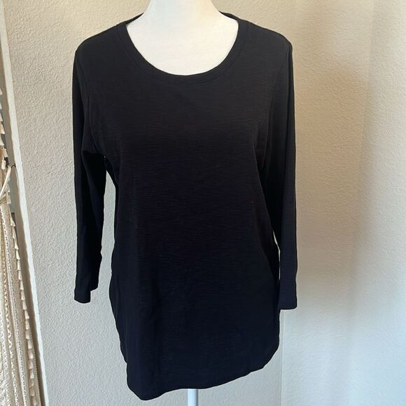 Kirkland Signature Long Sleeve Slub Tee - Hi-Lo Hem ~ Size Medium - Picture 1 of 5